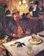  Henri  Toulouse-Lautrec M. Boileau Au Cafe painting